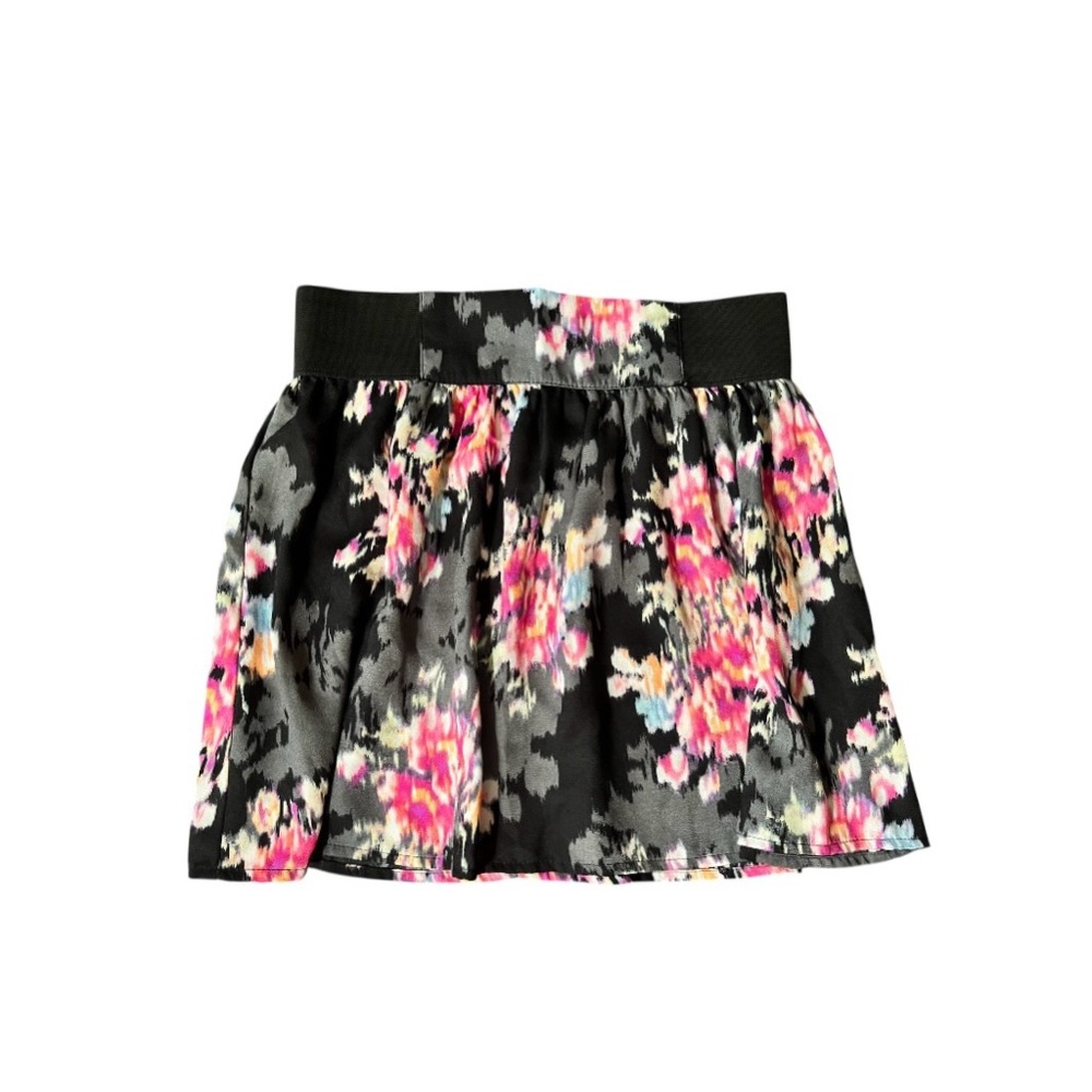 NWT Joe B by Joe Benbasset Floral Mini Skirt Size Small Elastic Waist